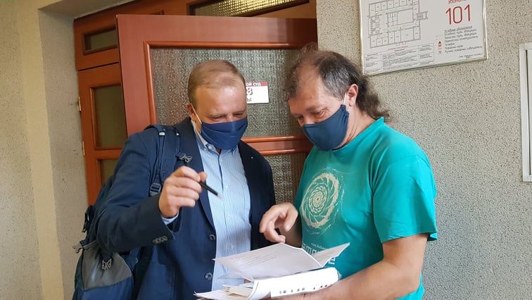 Олег Агеев и Александр Зенков в суде