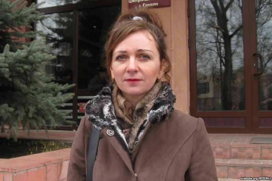 Larysa Shchyrakova in court, file photo