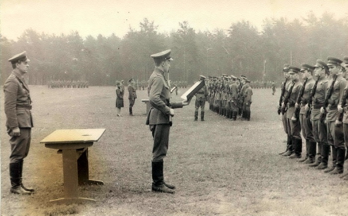 Прыняцце вайсковай прысягі, 7 ліпеня 1974 года. Абуз-Лясноўскі вучэбны цэнтр
