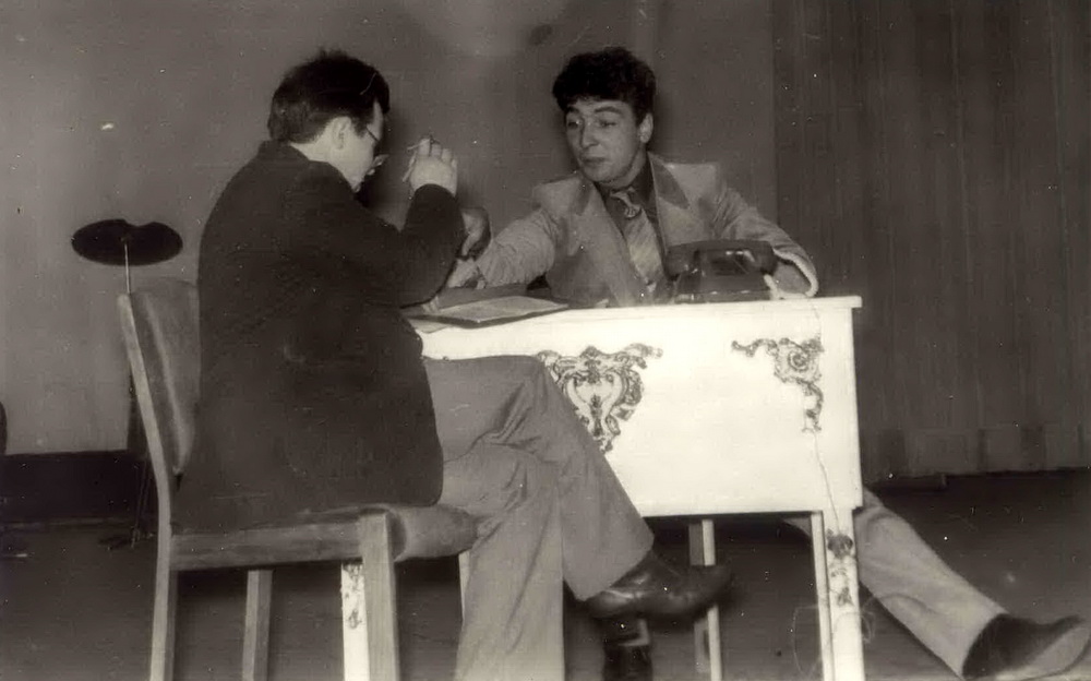Пастаноўка на капусніку ў Львоўскай вучэльні. 1985 год