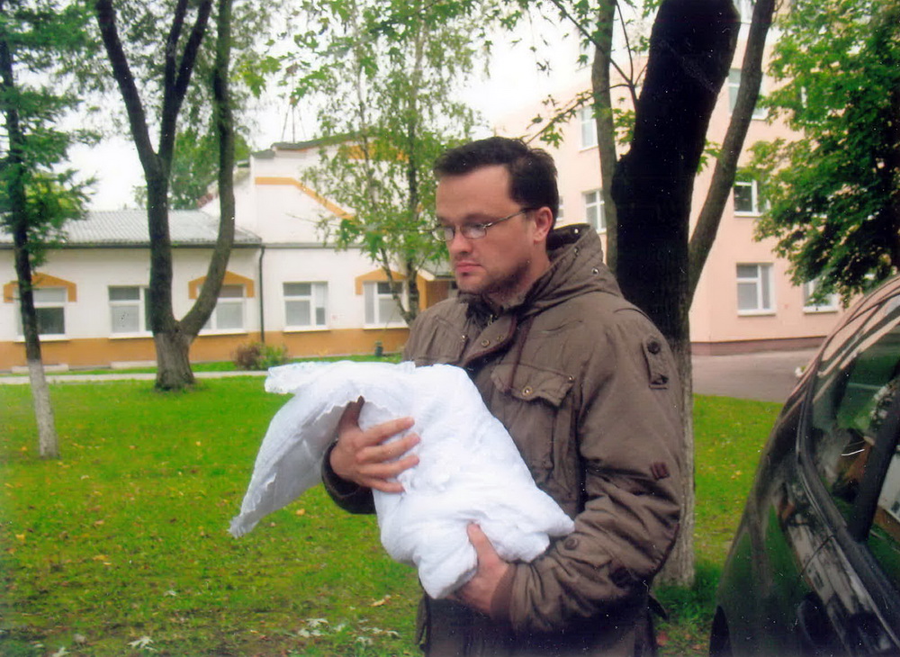 Нараджэнне сына Пятра Януша. 2008 год