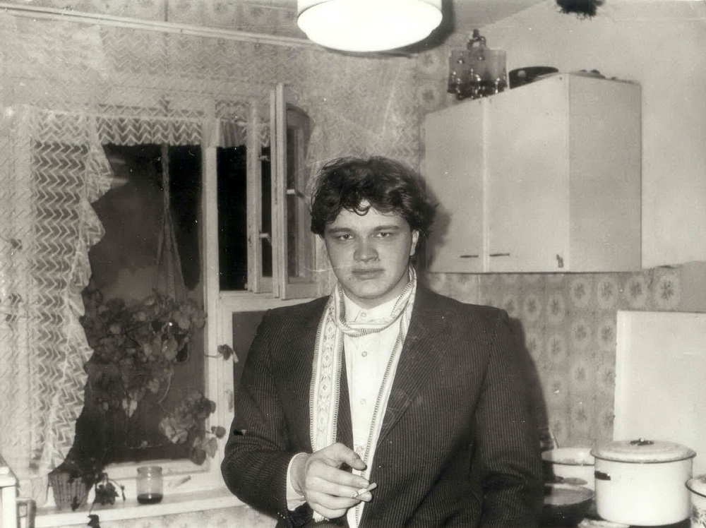 Валер Булгакаў – студэнт філфака БДУ. Пачатак 1990-х