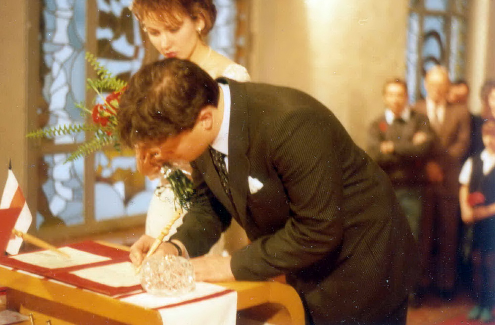 Вяселле Валера і Алены. 1993 год