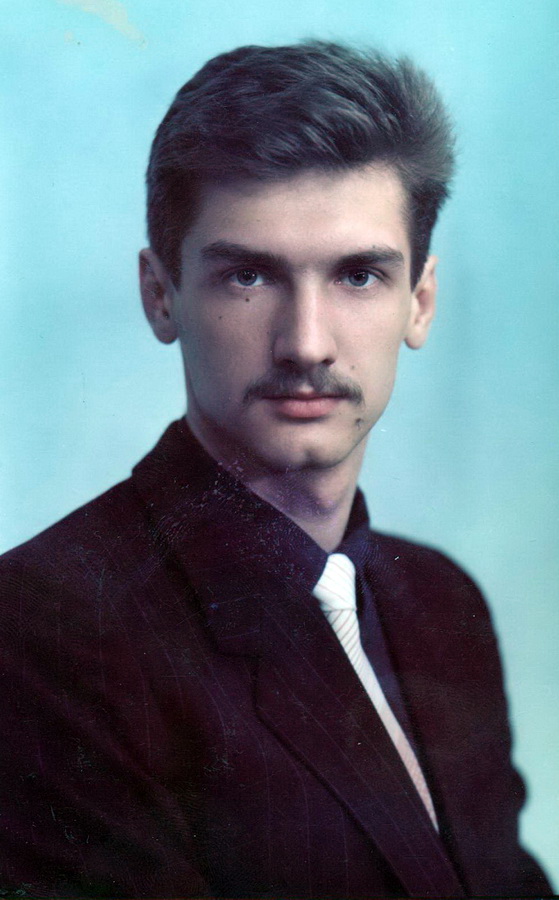 Віталю Цыганкову 20 гадоў. 1989 год