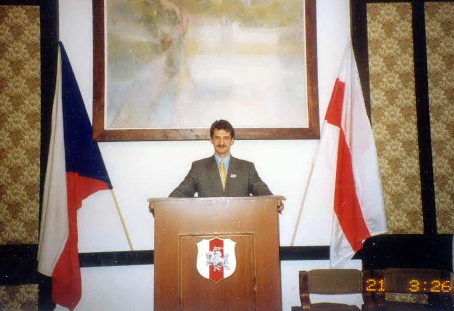 Святкаванне 25 сакавіка 1998 года ў Празе