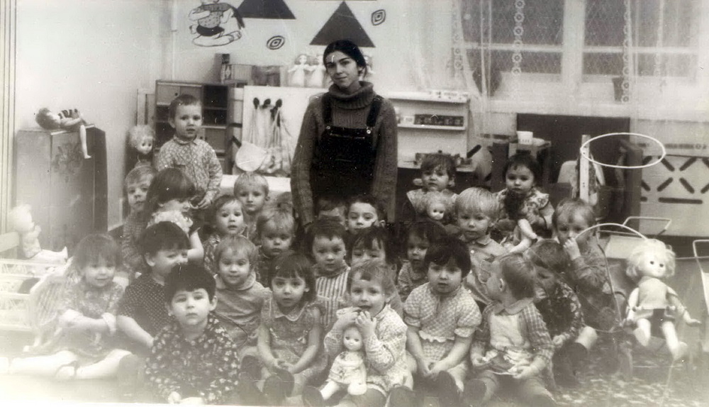 Выхавацелька дзіцячага садка Юлія Слуцкая, 1982 год