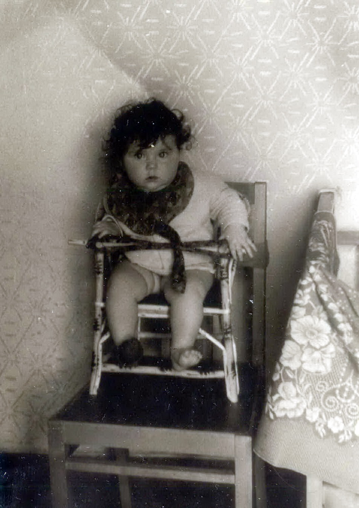 Юліі Слуцкай 8 месяцаў, 1965 год