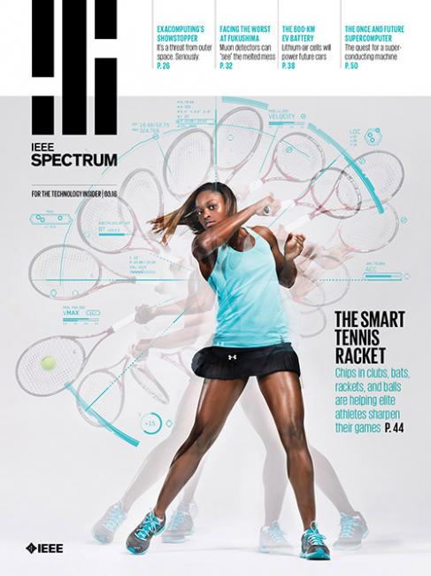 IEEE Spectrum (ЗША). Тэма: Разумная тэнісная ракетка