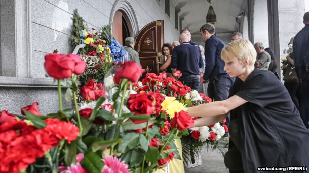 Разьвітаньне з Паўлам Шараметам