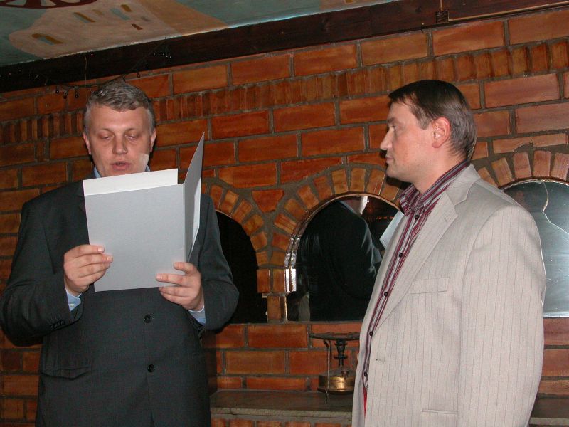 З Алесем Ліпаем