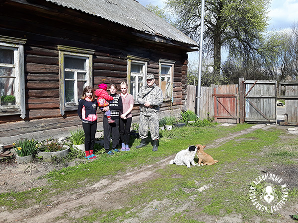 У госці да шматдзетнай сям’і