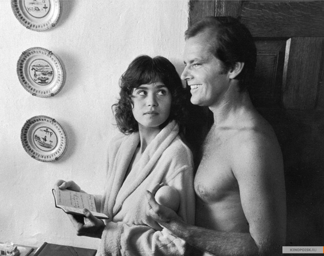 Джек Николсон и Мария Шнайдер. "Профессия - репортер", 1975 г. Джек Николсон и Мария Шнайдер. "Профессия - репортер", 1975 г.