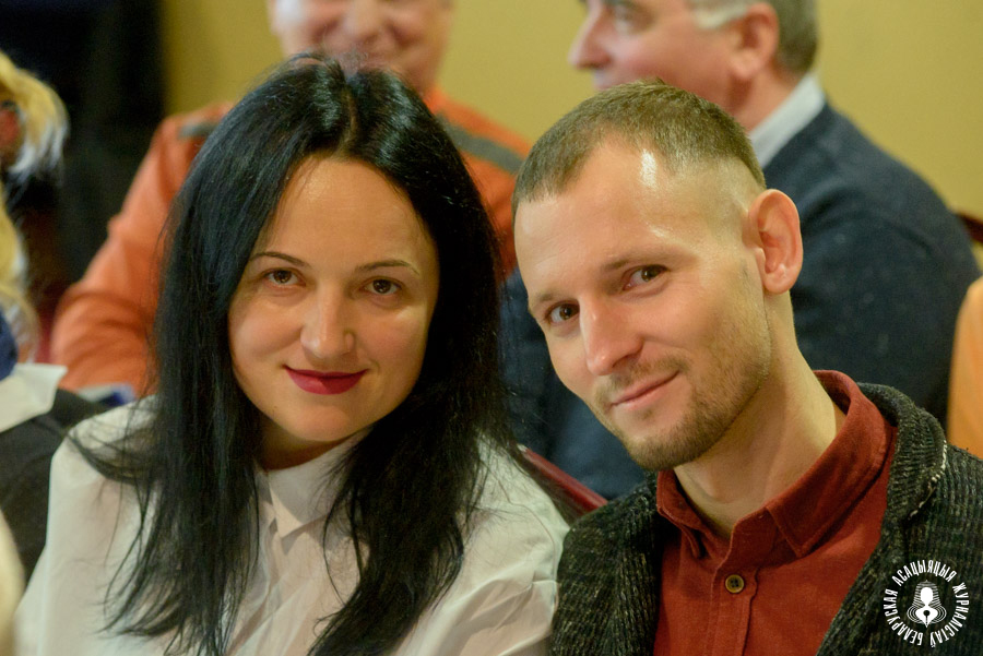 Алена Якжык, намесніца рэдактара інтэрнэт-газеты “Салідарнасць”, Алег Ражкоў, кіраўнік ініцыятывы "Журналісты за талерантнасць"