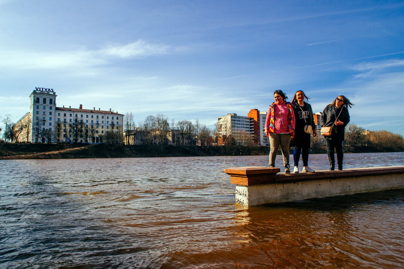 Апальны фотаздымак Сяргея Серабро spring-freshet-on-dvina-river-in-vitebsk-20180409-01.jpg