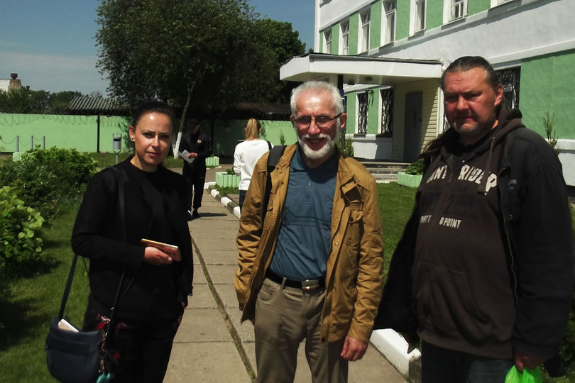 Аліна Скрабунова, Барыс Бухель і Яўген Глушкоў Аліна Скрабунова, Барыс Бухель і Яўген Глушкоў