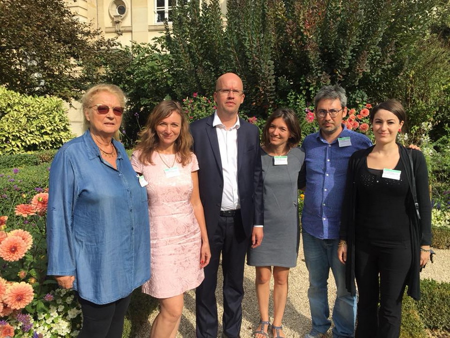 Larysa Shchyrakova and Volha Chaychyts met with the French deputy Christophe Lejeune, and with Dominique Pradalié, a representative of the French trade union of journalists SNJ, Hakima Bounemoura from CFDT, and Pablo Aiquel from SNJ-CGT. Larysa Shchyrakova and Volha Chaychyts met with the French deputy Christophe Lejeune, and with Dominique Pradalié, a representative of the French trade union of journalists SNJ, Hakima Bounemoura from CFDT, and Pablo Aiquel from SNJ-CGT.
