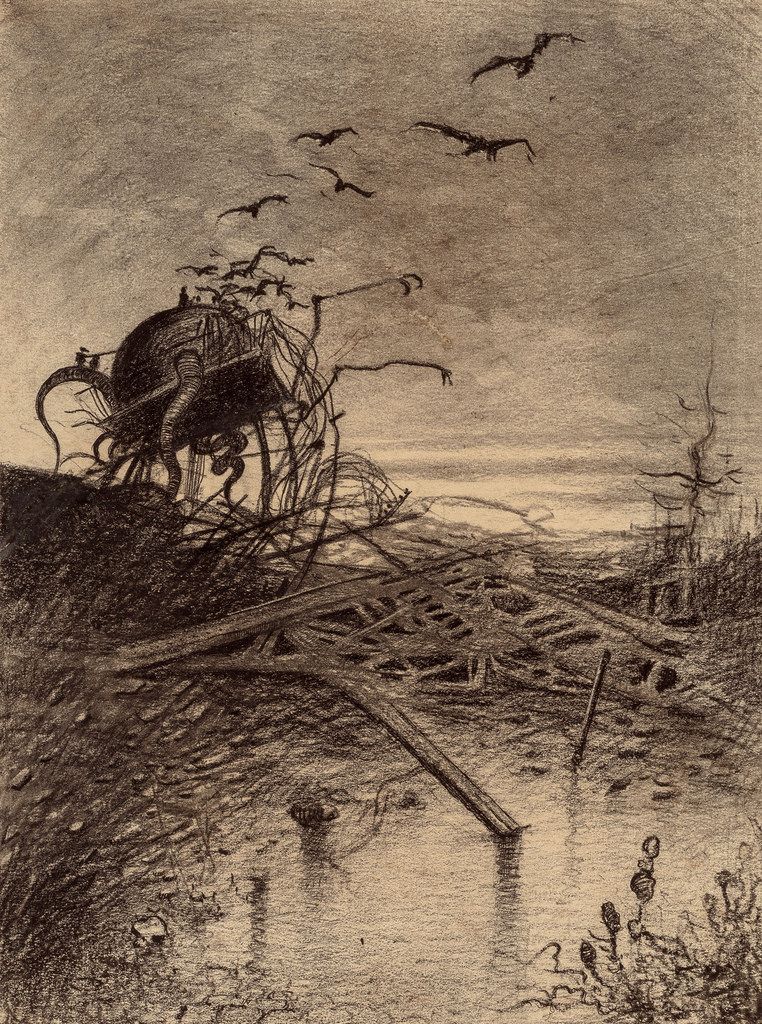 The First Illustrations of H.G. Wells’ War of the Worlds: The Surreal & Horrifying Art of Henrique Alvim Corrêa (1906) The First Illustrations of H.G. Wells’ War of the Worlds: The Surreal & Horrifying Art of Henrique Alvim Corrêa (1906)