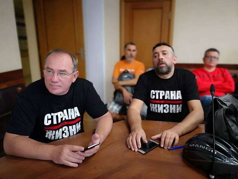 Аляксандр Кабанаў і Сяргей Пятрухін. Фота: facebook Аляксандра Кабанава Аляксандр Кабанаў і Сяргей Пятрухін