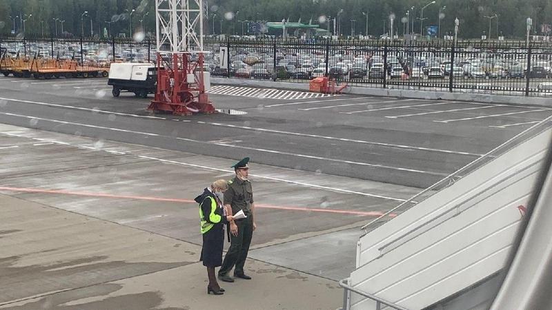 Фотография перед вылетом из Беларуси