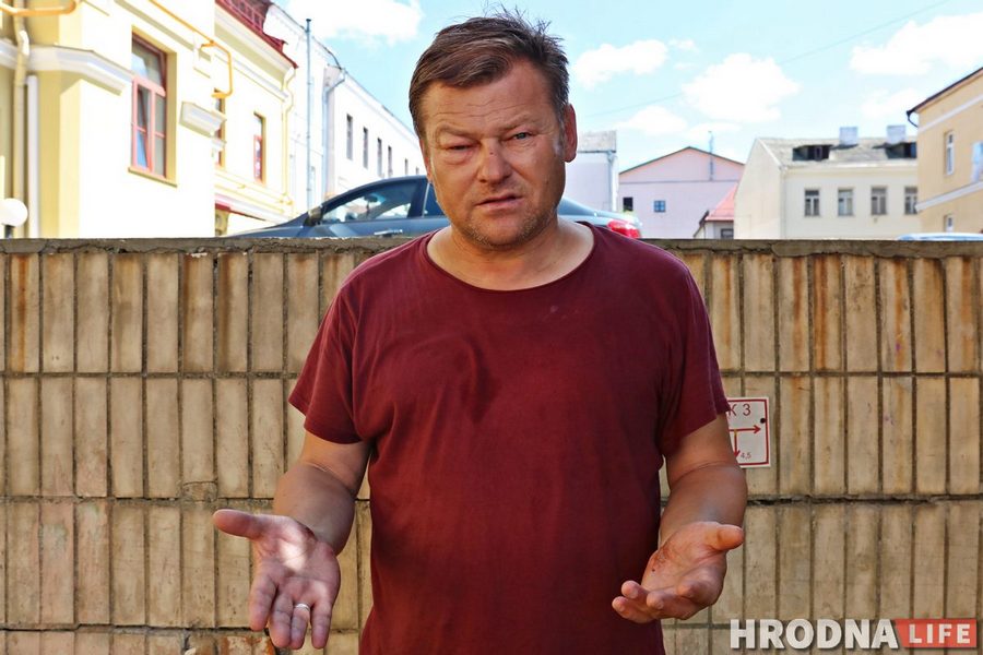 Ян Роман пасля затрымання і збіцця