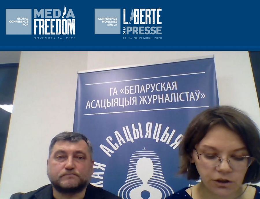 Global Conference for Media Freedom 2020 was online