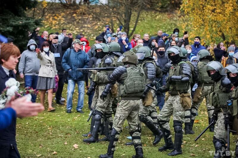 События в Минске 1 ноября 2020 года. Фото: TUT.BY События в Минске 1 ноября 2020 года