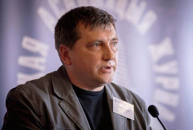 Andrei Bastunets, chairperson of the Belarusian Association of Journalists