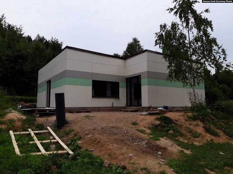 Дом Аксаны Колб, які будуецца, архіўнае фота
