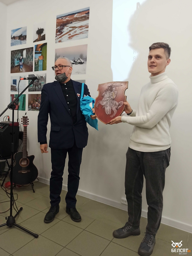 Руслан Кулевіч на адкрыцці «МедыяПортБеларусь». 18 студзеня 2022 года. Фота: Белсат
