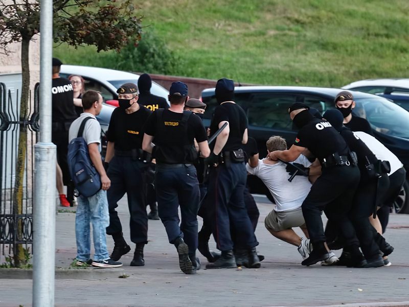 9 августа в Гродно. Фото: архив Руслана Кулевича