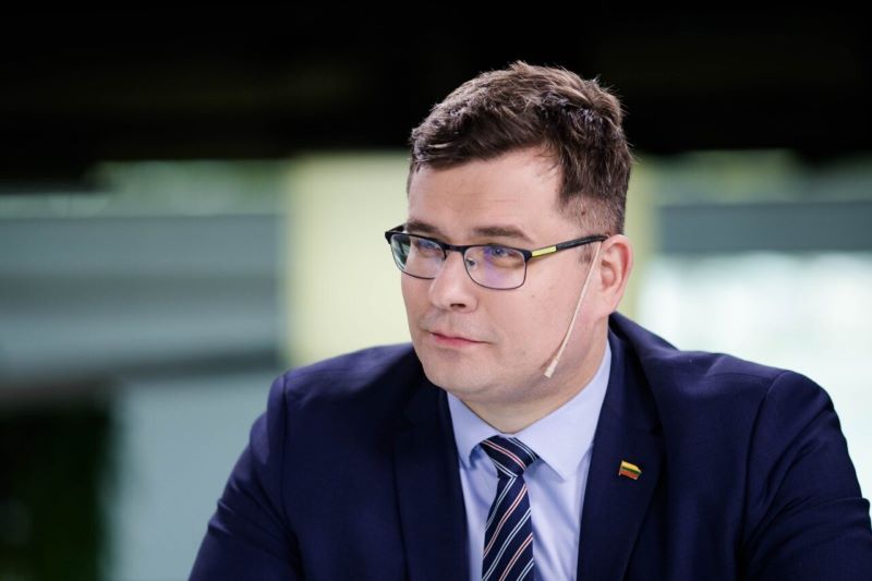 Глава комитета по национальной безопасности и обороне Сейма Литвы Лауринас Кащюнас. Фото: DELFI / Karolina Pansevič