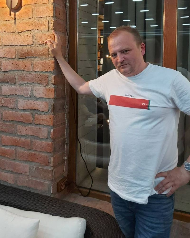 Наменік старшыні БАЖ Алег Агееў. Фота: уласны архіў суразмоўцы
