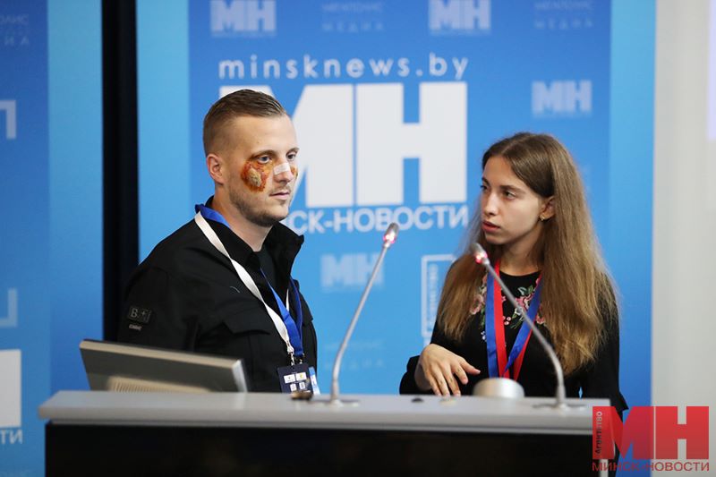 Францускі журналіст Адрыян Баке. Фота: агенцтва «Менск-навіны»