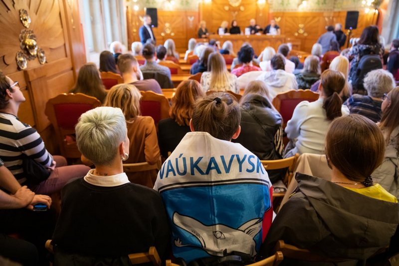 Падчас прэзентацыі "Ледаколкі" у Кракаве.Fot. Andrzej Banaś/WL