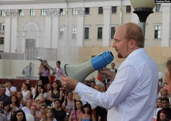 Палітвязень Яўген Меркіс, архіўнае фота