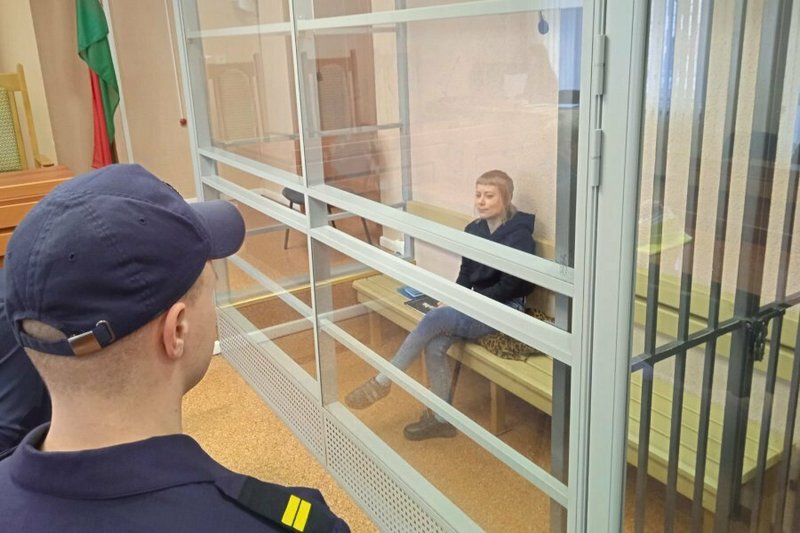 Адзін з апошніх «палітычных» прысудаў у Гомельскім абласным судзе — Крысціне Чаранковай. Фота: «Народная воля».