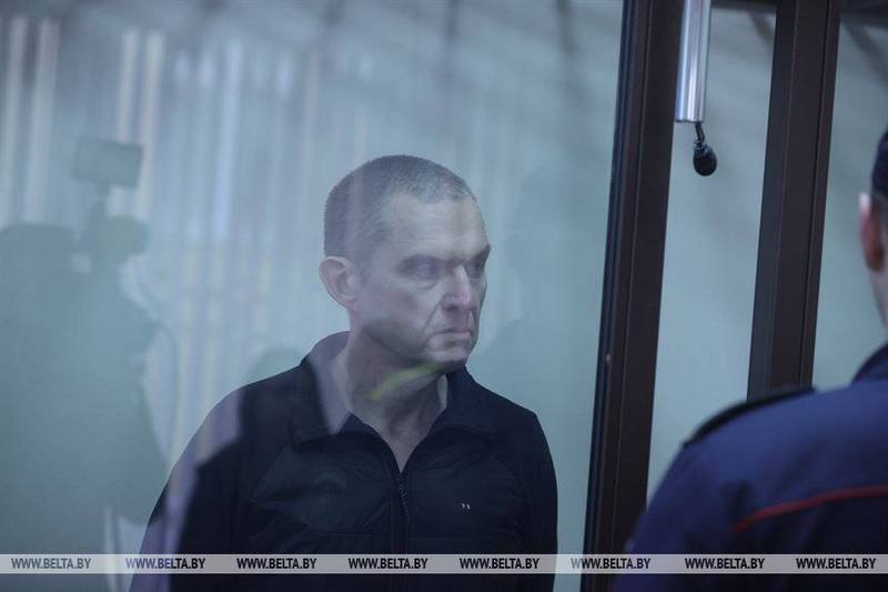 Andrzej Poczobut in court. 16 January 2023. Photo: BELTA