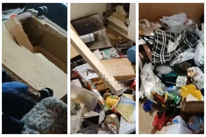 Так выглядае кватэра пасля прыходу сілавікоў Наталлі Суславай