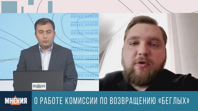 Пропагандист Григорий Азаренок в передаче «Мнения» на «Беларусь 4 Гомель»