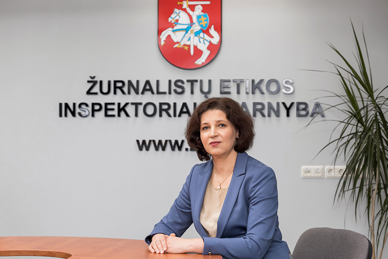 Гражина Раманаускайте. Фото: Служба инспектора по журналистской этике, zeit.lt