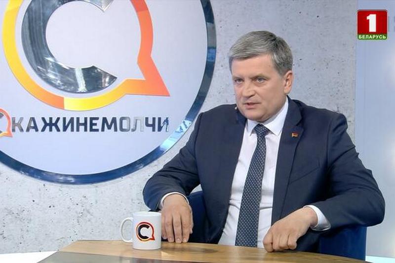 Игорь Луцкий. Скриншот видео «Беларусь 1»