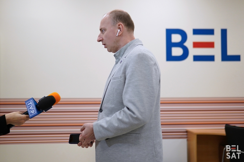 Кіраўнік украінскага офісу «Белсату» Ілля Суздалеў. Фота: Белсат