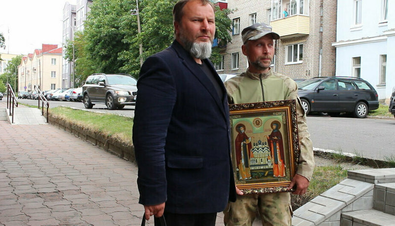 Група падтрымкі «Вечернего Могилёва» у судзе. 2019 год. Фота: mspring.online