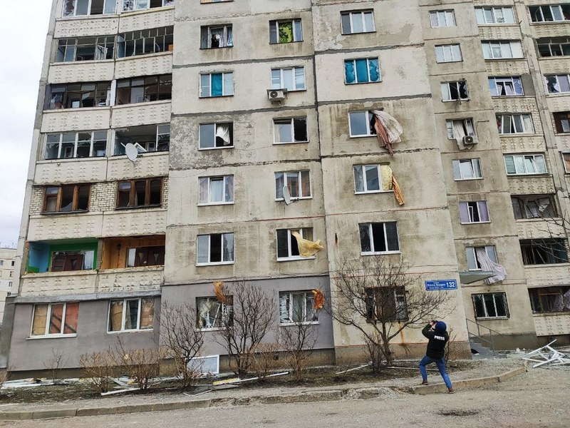 Журналист «Суспільного» работает в Харькове. Фото: Алесь Минов