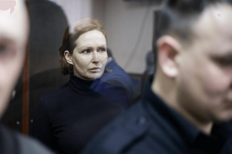 Юлія Кузьменка ў судзе, 3 лютага 2020 года. Фота: Стас Юрчанка, Ґрати