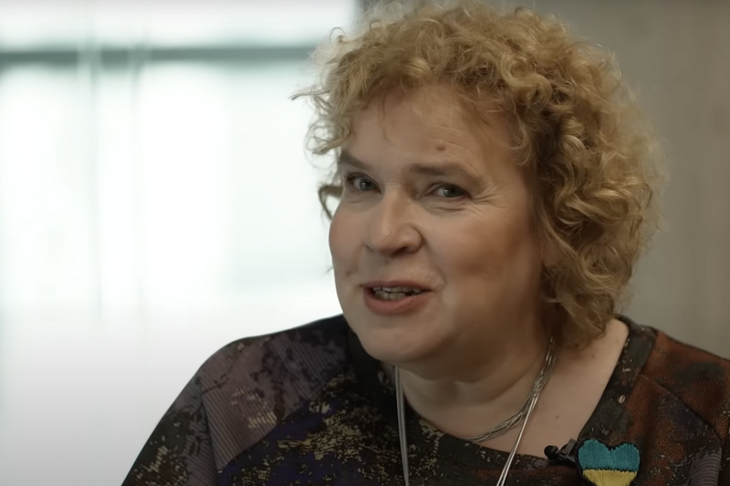 Тамара Эйдэльман. Кадр з інтэрв'ю «Радыё Свабода»