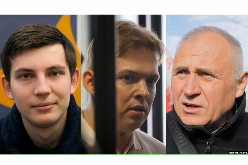 Па два з паловай месяцы няма ніякіх зьвестак ад палітвязьняў Ігара Лосіка, Максіма Знака, Мікалая Статкевіча. Каляж