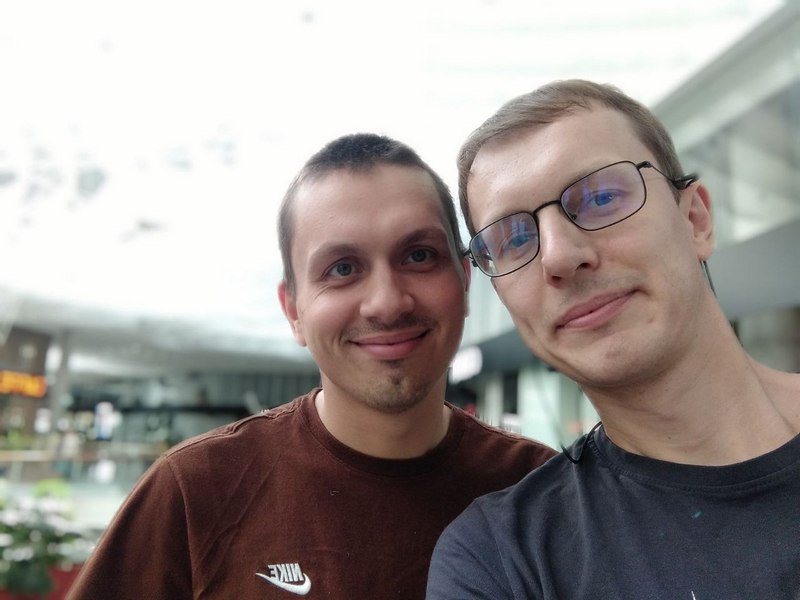 Yahor Martsinovich and his brother Dzianis. Photo: Social media