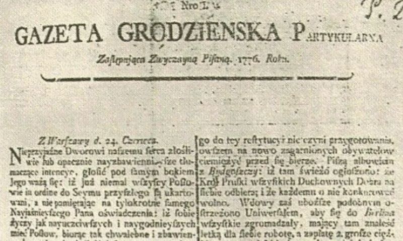 Gazeta Grodzieńska. Крыніца: bolkunets.org