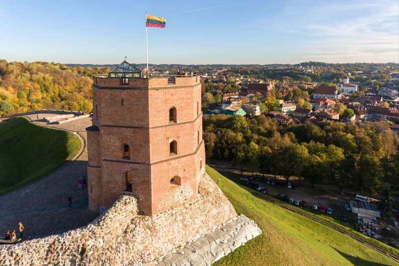 Вильнюс. Гора Гедимина. Фото: govilnius.lt